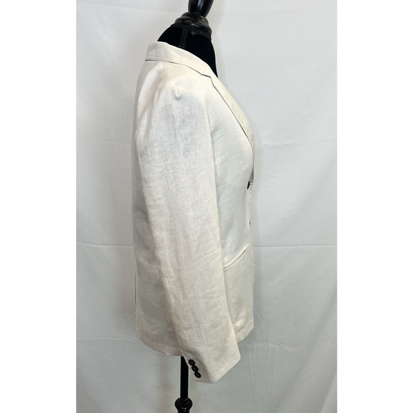 NWT $148 J.CREW Sz. 8 Regent Blazer Linen Light Pink C2364 FS Benefits Charity - Picture 3 of 15